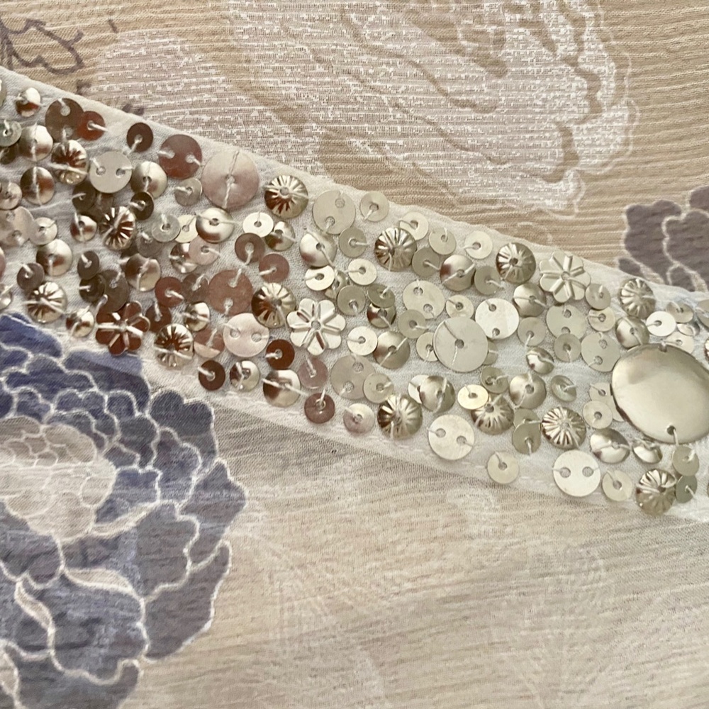 Sheer Tunic With Sequins And Embellishments Dress… - image 7